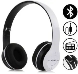 Techpunch COMFORTABLE EAR PADS WIRELESS HEADPHONE WITH AUX SUPPORT COMPATIBLE DEVICE. Bluetooth & Wired