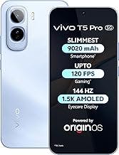 vivoT5 Pro 5G (Glacier Blue, 8GB RAM, 256GB Storage) | 50MP Camera | 6.83" FHD+ AMOLED Display | Snapdragon 7s Gen 4 | 9020mAh Battery