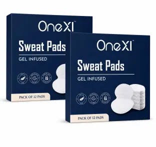 OneXI Odor Control for Men & Women Underarm Gel Sweat Pads