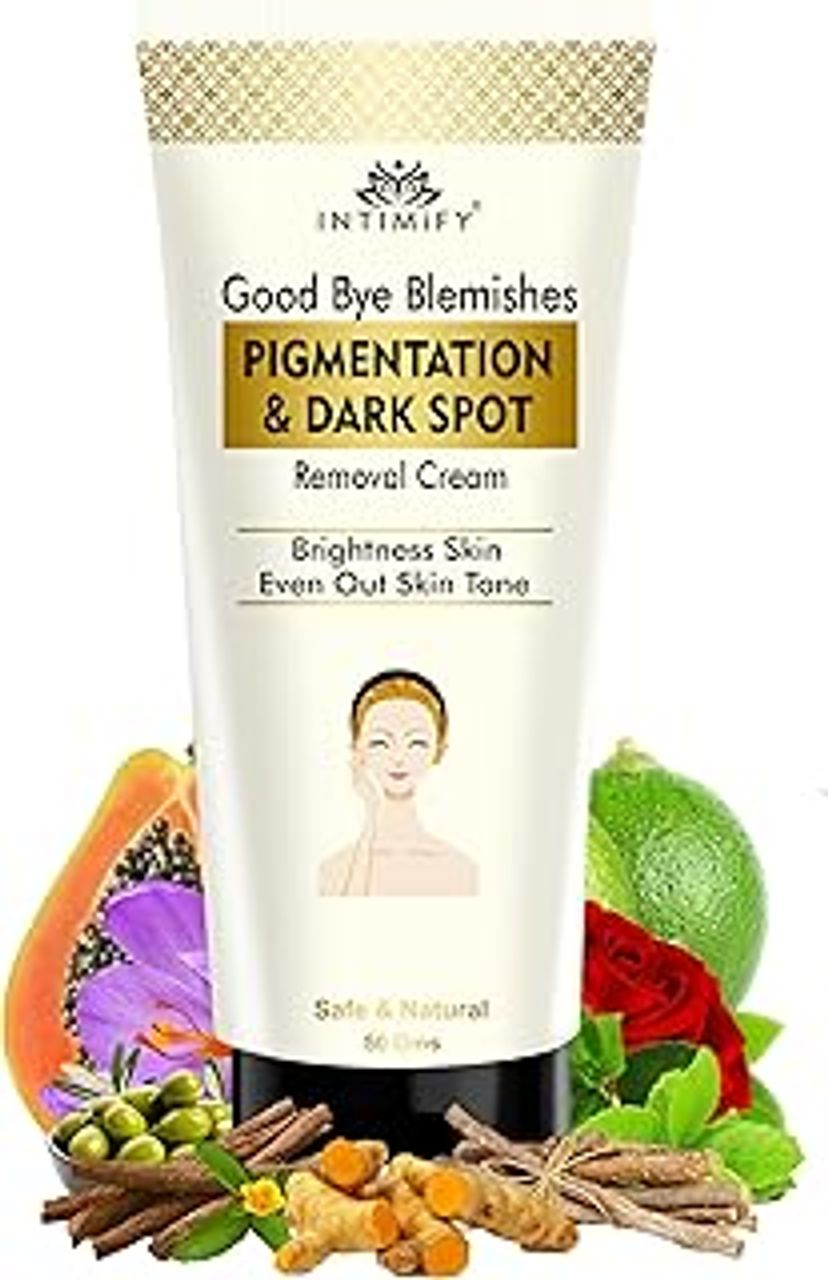 INTIMIFY Dark Spot And Pigmentation Cream, Blemishes Removal Cream For Women & Men 50 Gm (Pack Of 1) Brightening