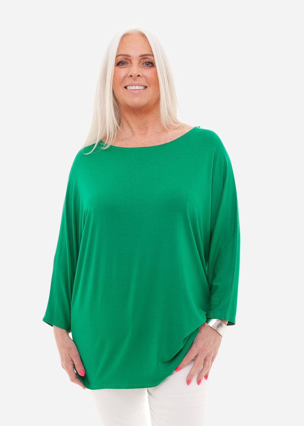 Bamboo Jersey Batwing Top