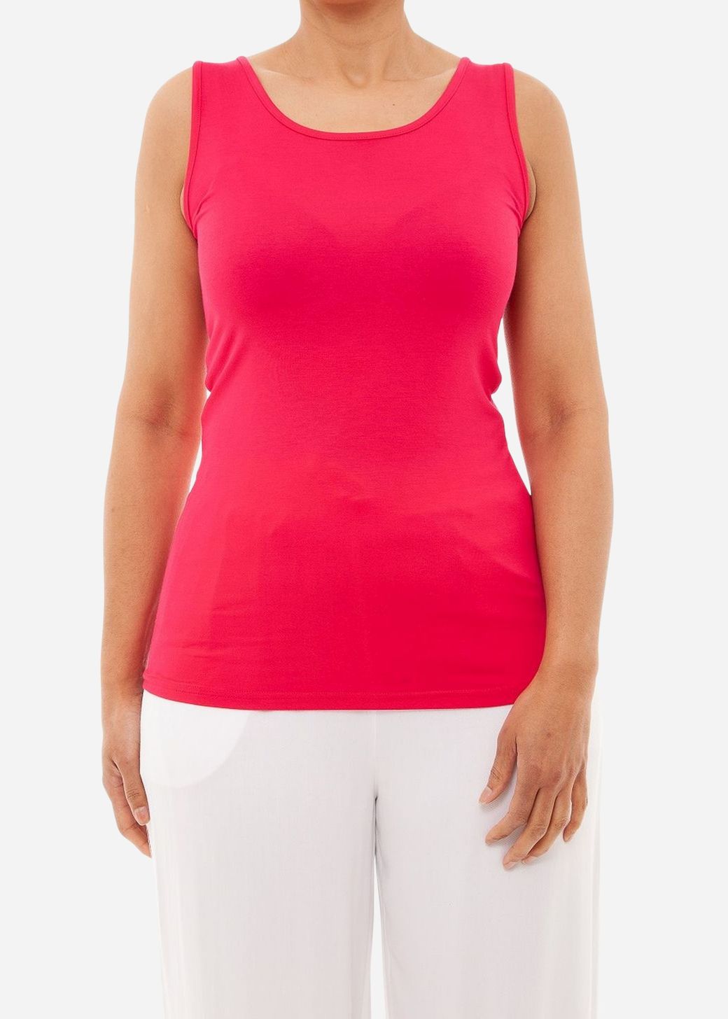 Bamboo Jersey Scoop Neck Vest