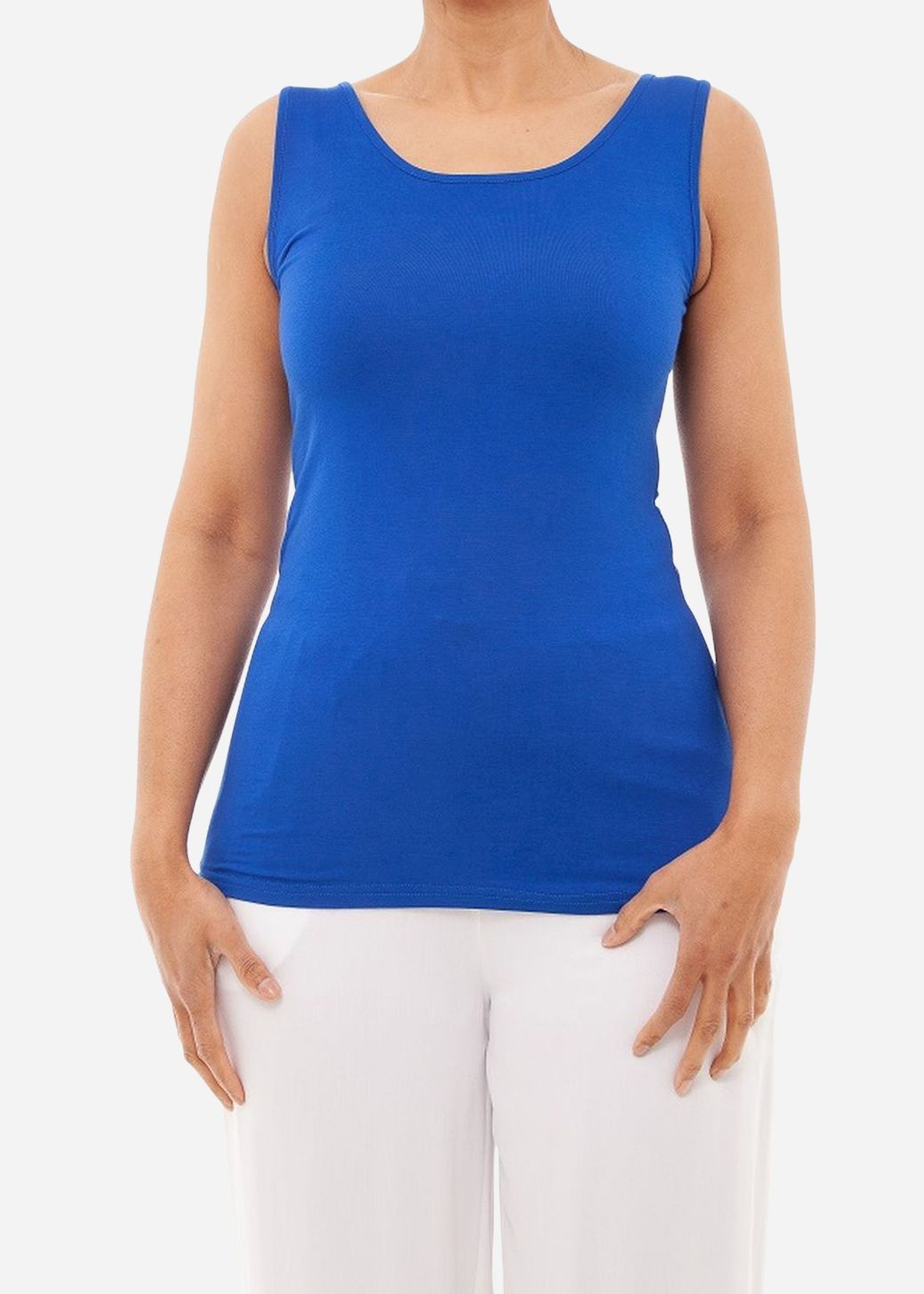 Bamboo Jersey Scoop Neck Vest