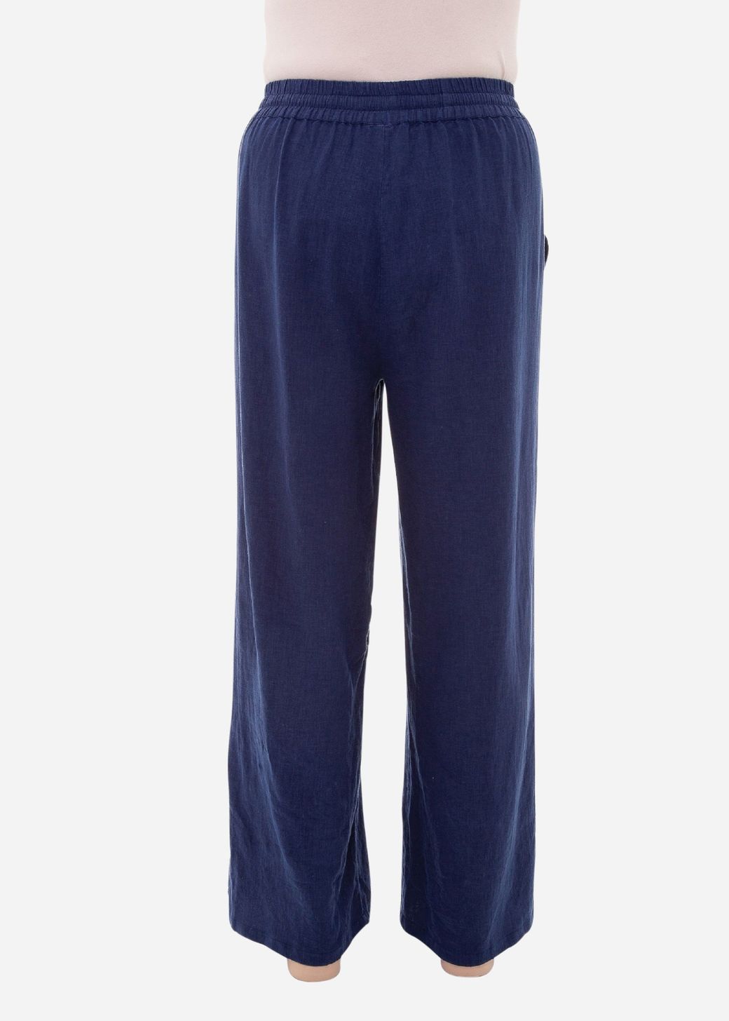 Linen Viscose Elastic Waist Trouser