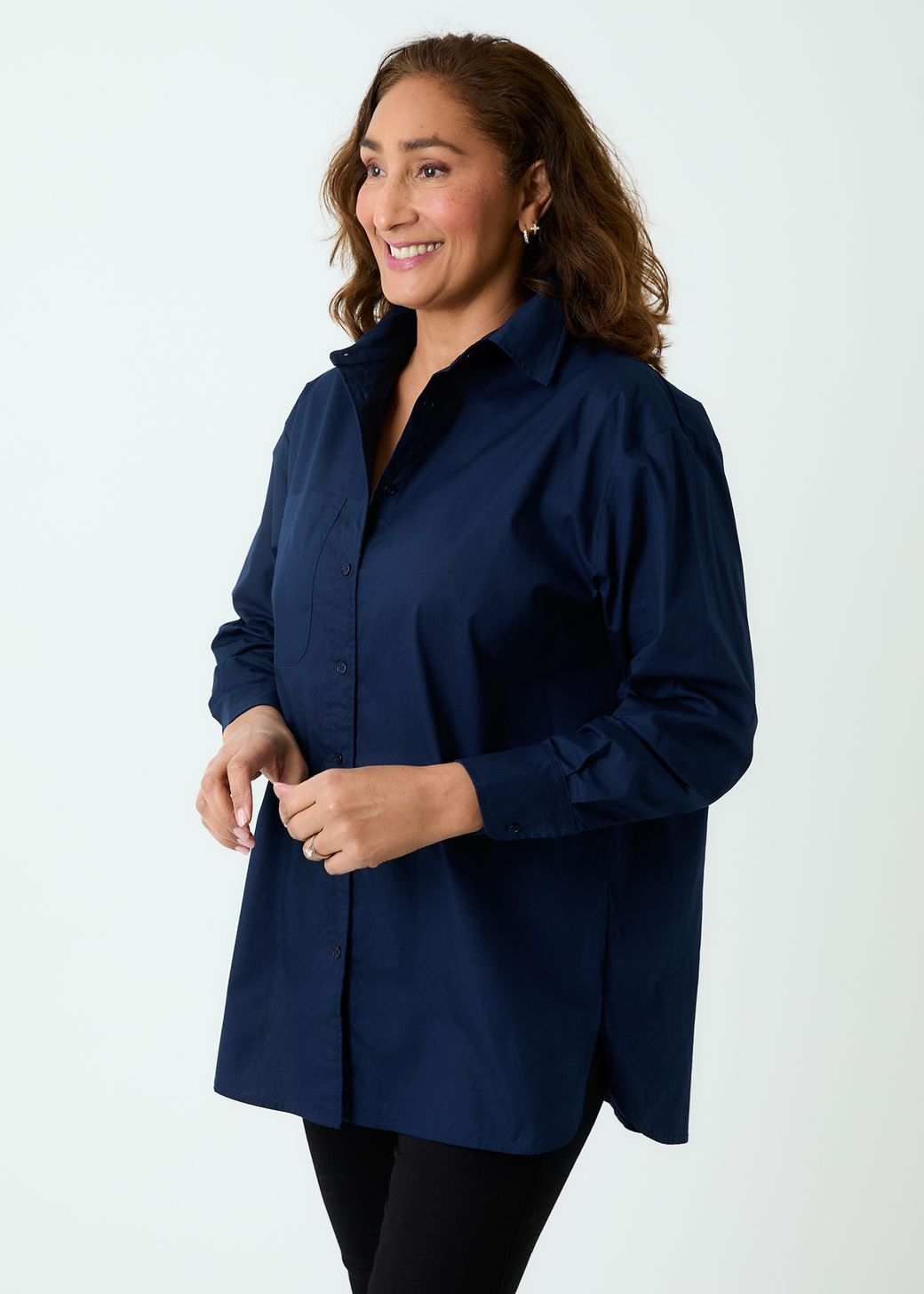 Oversized Cotton Poplin Shirt