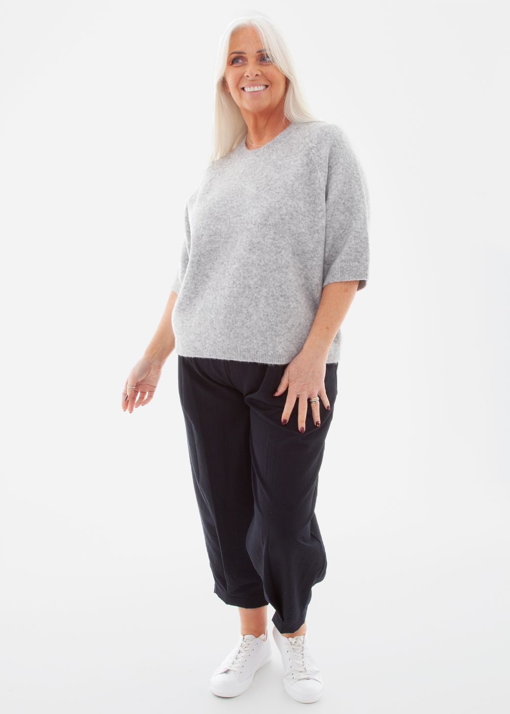 Twill Pleat Front Elastic Waist Trouser