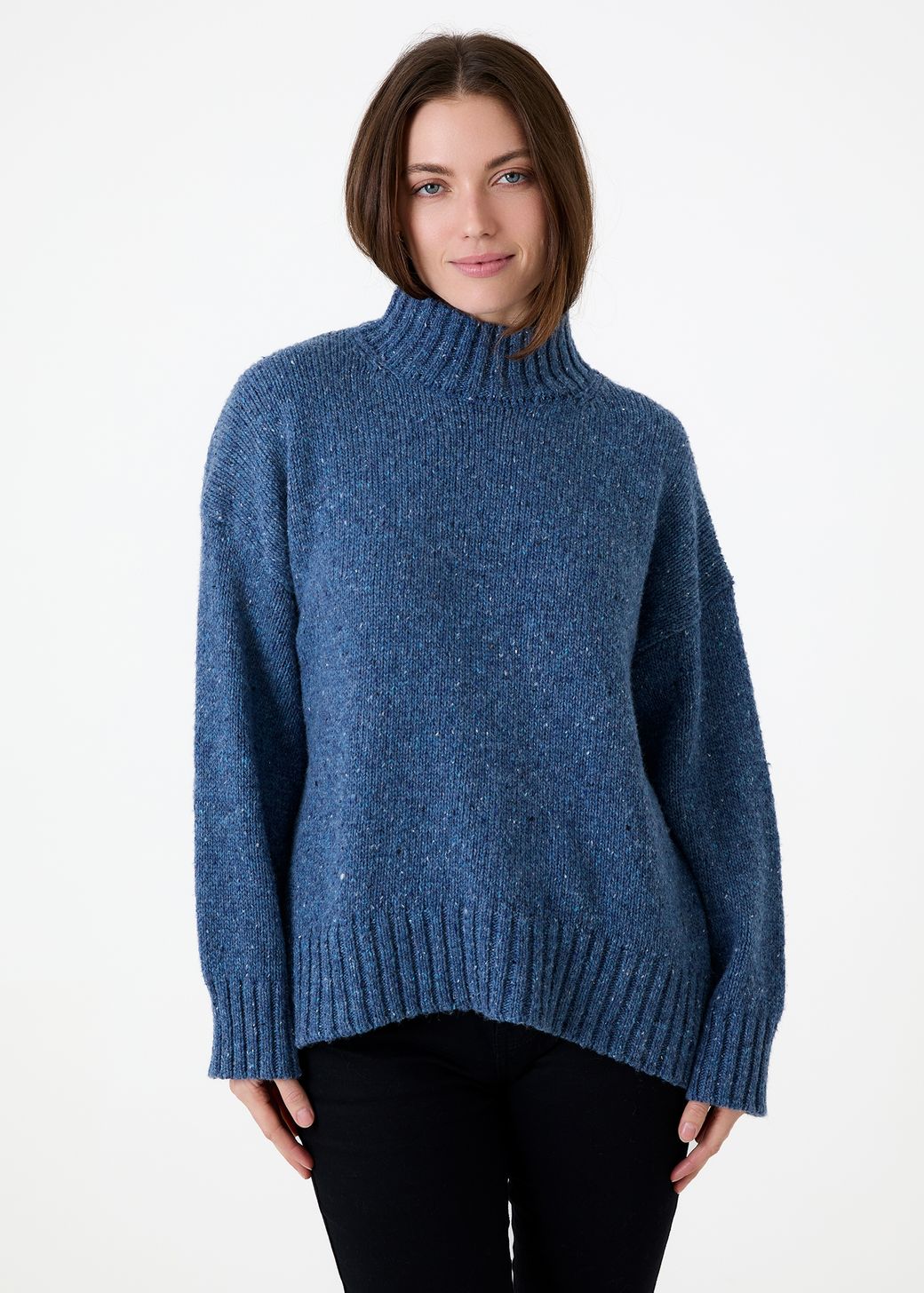 Soft Nep Turtle Neck Jumper