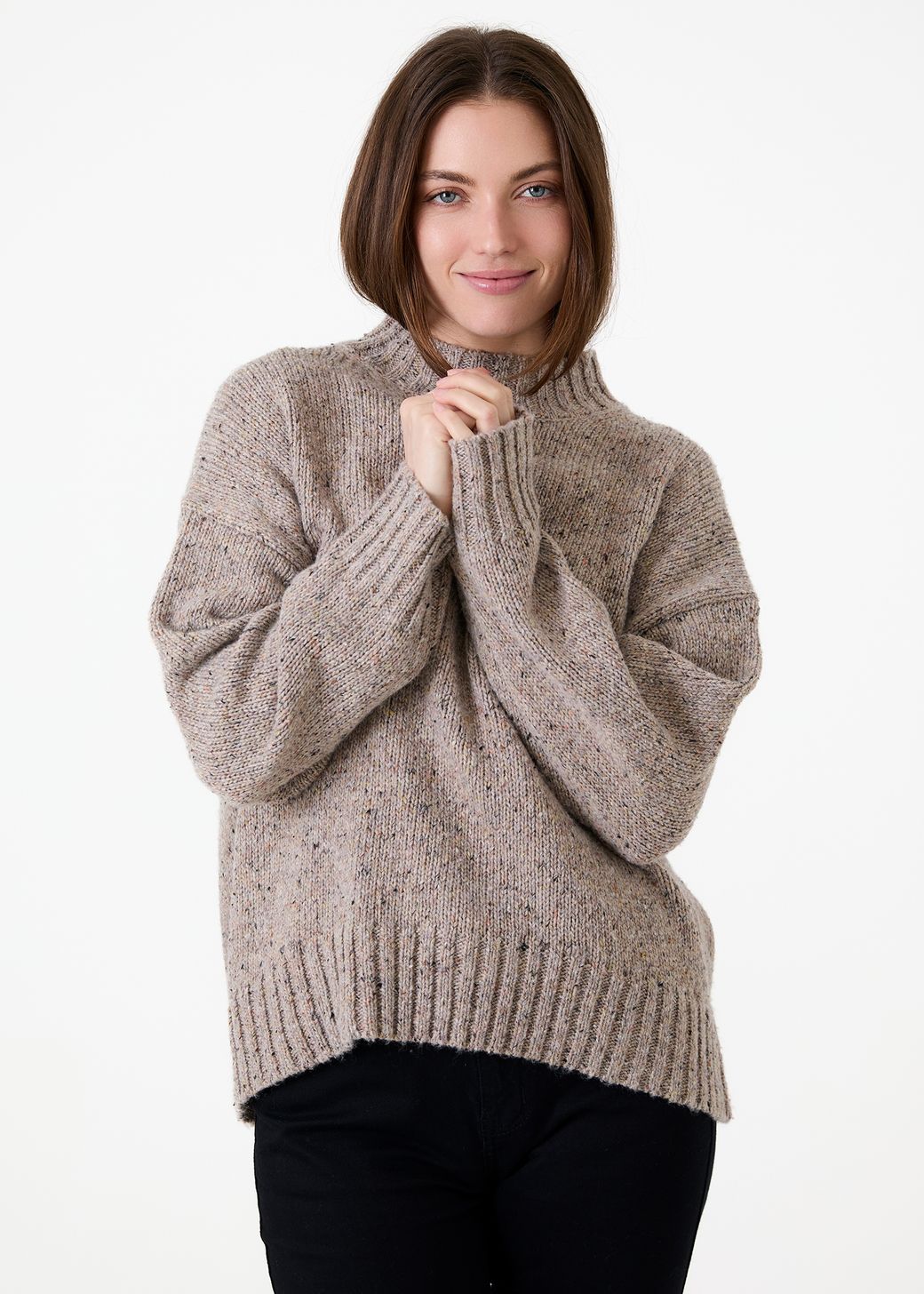 Soft Nep Turtle Neck Jumper