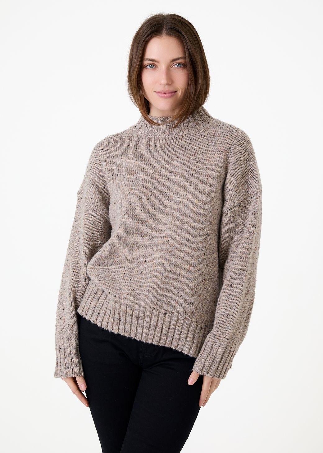 Soft Nep Turtle Neck Jumper