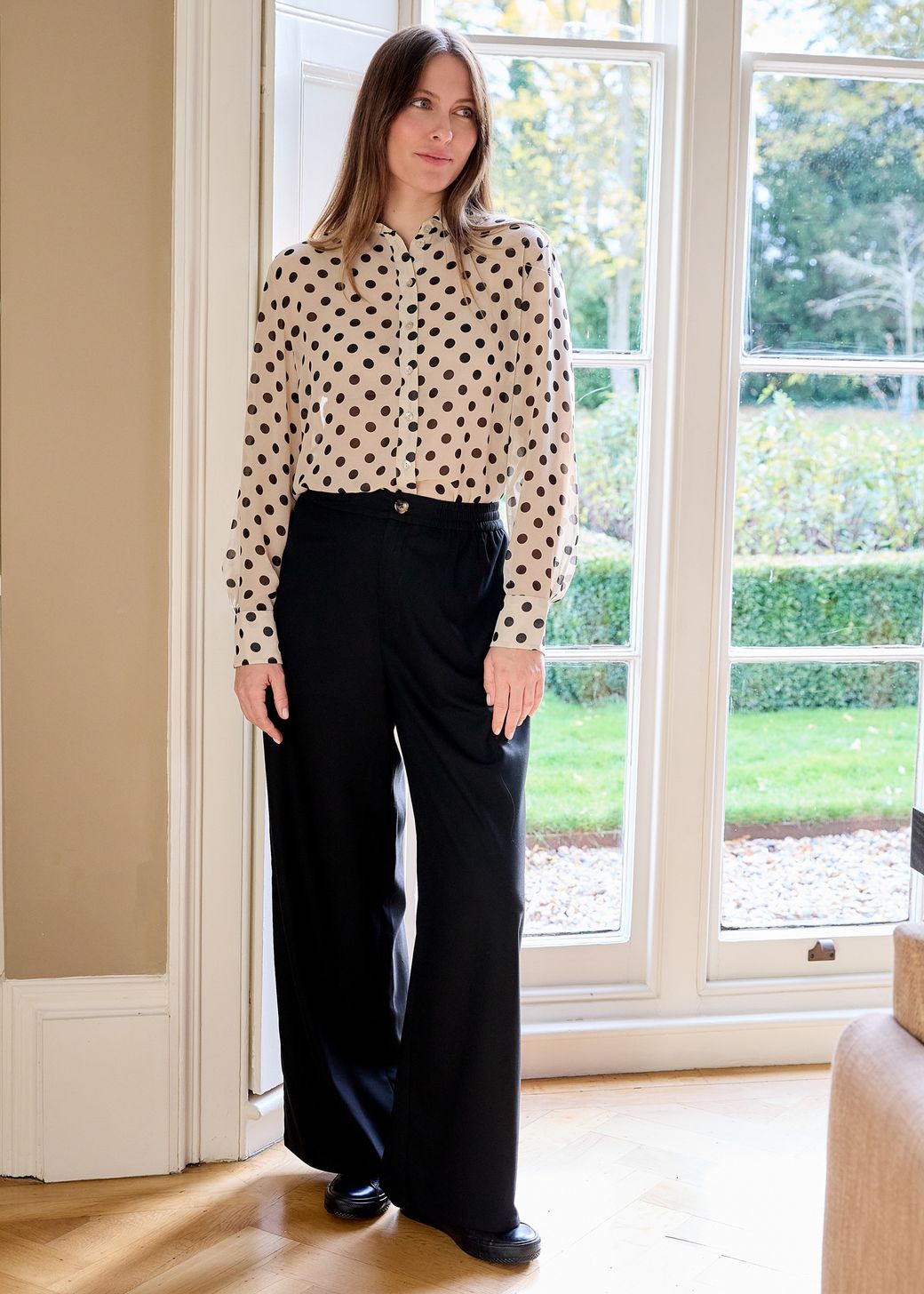 Polka Dot Button Through Shirt