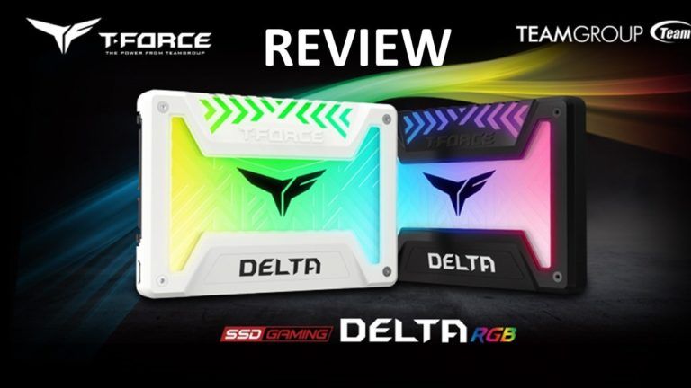 Review of T-Force DELTA MAX RGB, Glowing SSD