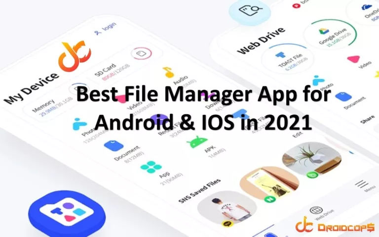 Best File Manager App for Android and IOS in 2021