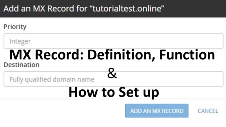 MX Record: Definition, Function & How to Set up