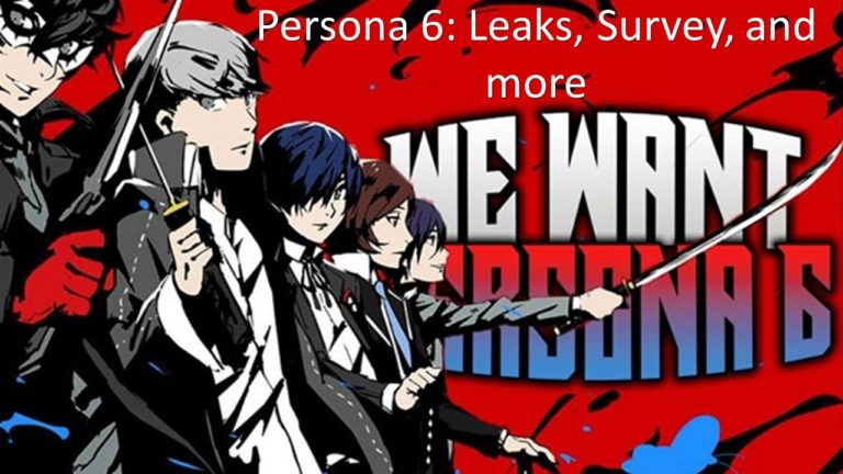 Persona 6: Leaks, Survey, release date, platforms, and more