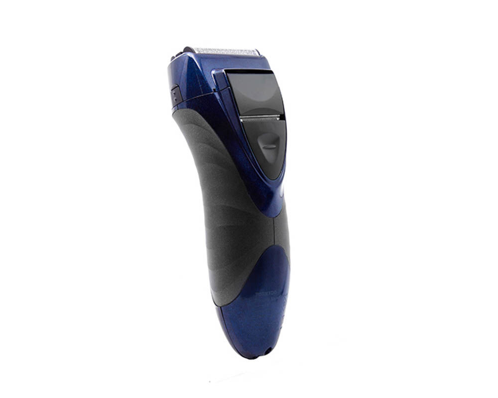 TORNADO Shaver 3 Blades - Shaving System - Wet and Dry Dark Blue THP-32U