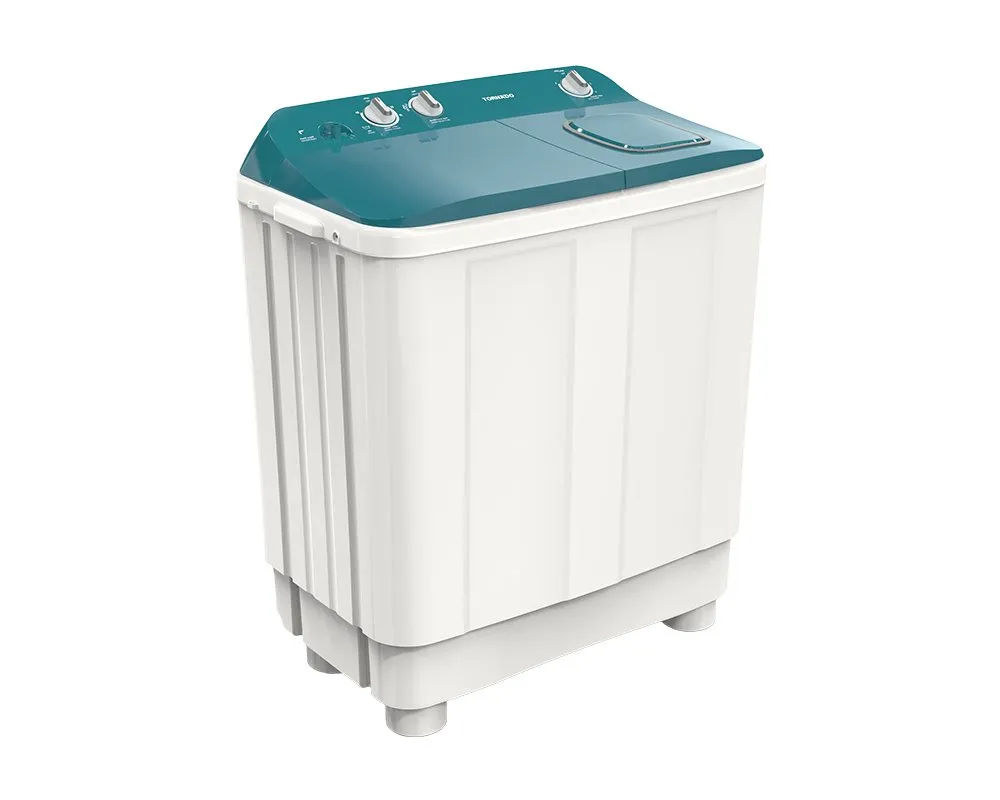 TORNADO Washing Machine Half Auto 7 Kg Pump White x Turquoise TMH-HS07CP(WA)