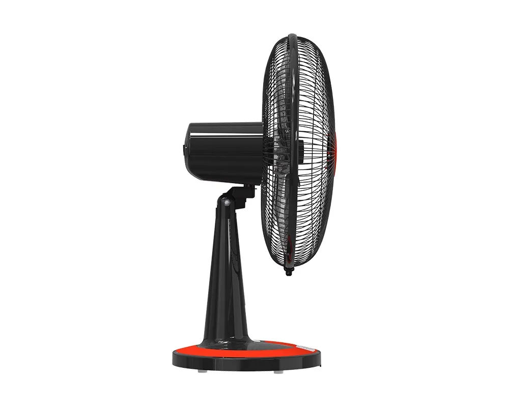 TORNADO Desk Fan 16 Inch 4 Blades Black x Red TDF16
