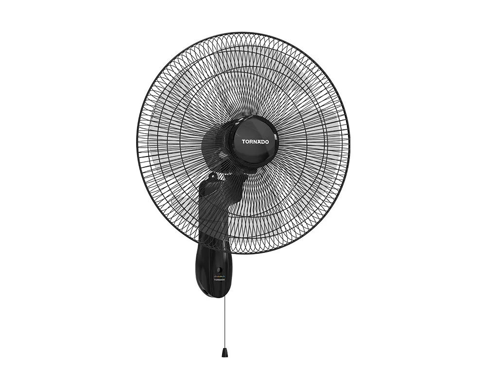 TORNADO Wall Fan 18 Inch 4 Blades Black TWF-18
