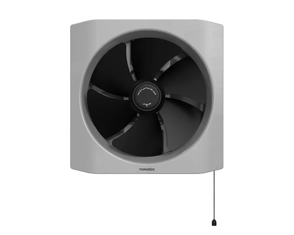 شفاط مطبخ تورنيدو 30 سم أسود × رمادي TVH-30BG