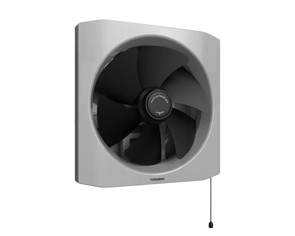شفاط مطبخ تورنيدو 30 سم أسود × رمادي TVH-30BG