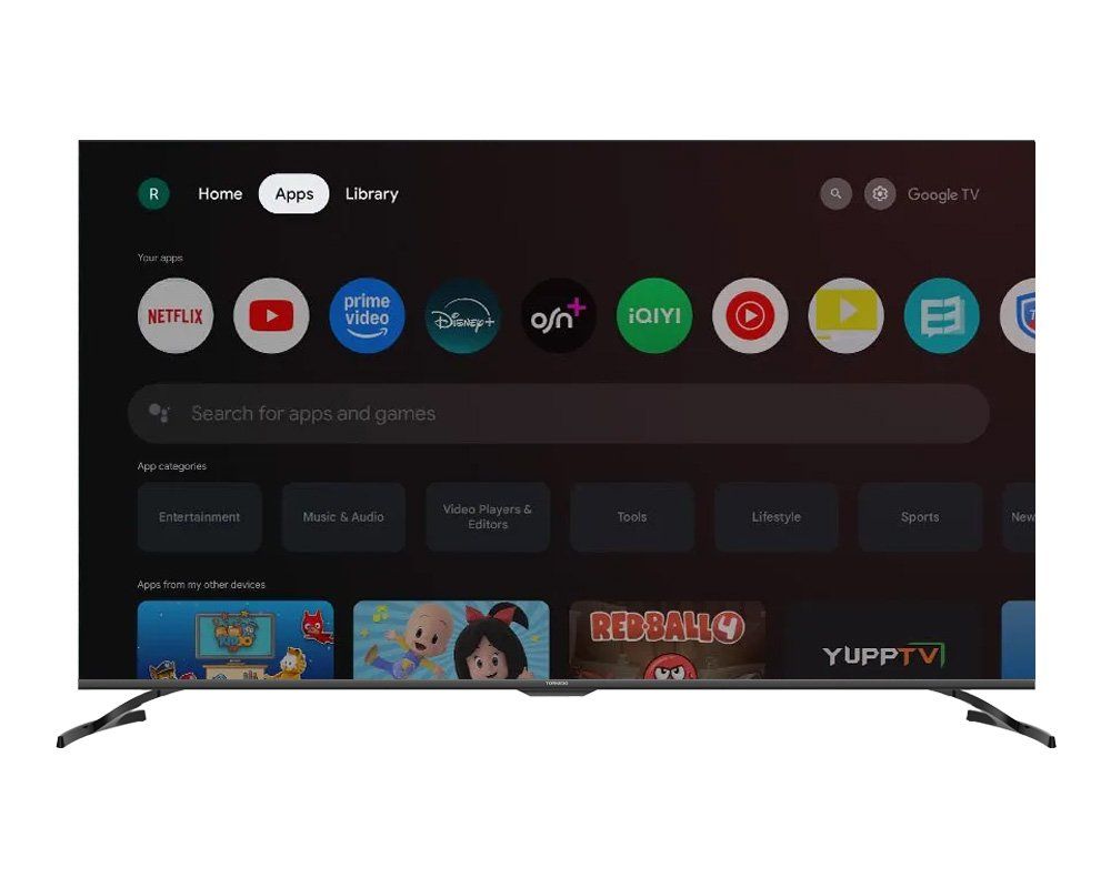 شاشة تورنيدو 4K سمارت بدون فريم 55 بوصة ريسيفر داخلي 55UA3400E