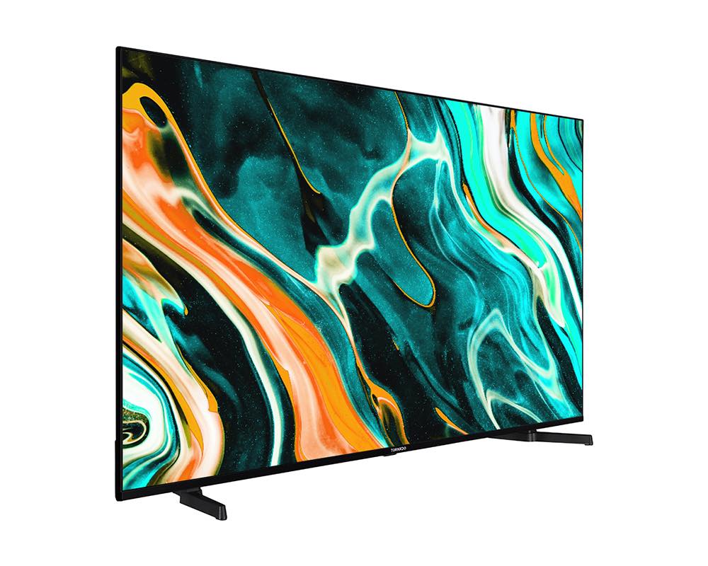 شاشة تورنيدو 4K سمارت بدون فريم 65 بوصة DLED ريسيفر داخلي 65US3500E