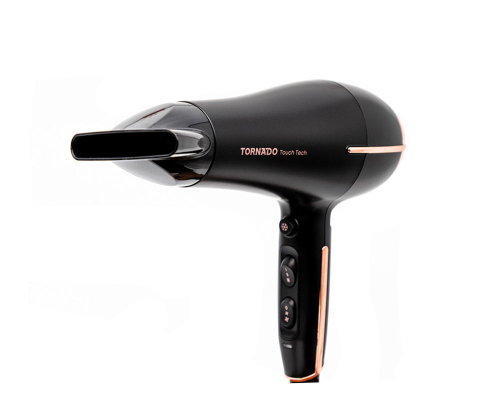 TORNADO Hair Dryer 2300 Watt - Ionic - Touch Sensor Black TDY-23TB