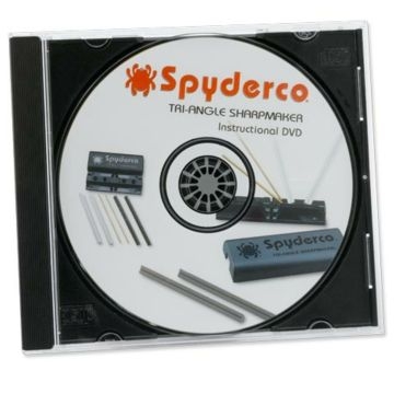 Manual de instrucciones afilador Spyderco en DVD