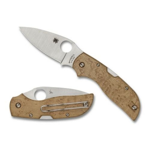 Navaja Spyderco Chaparral arce moteado