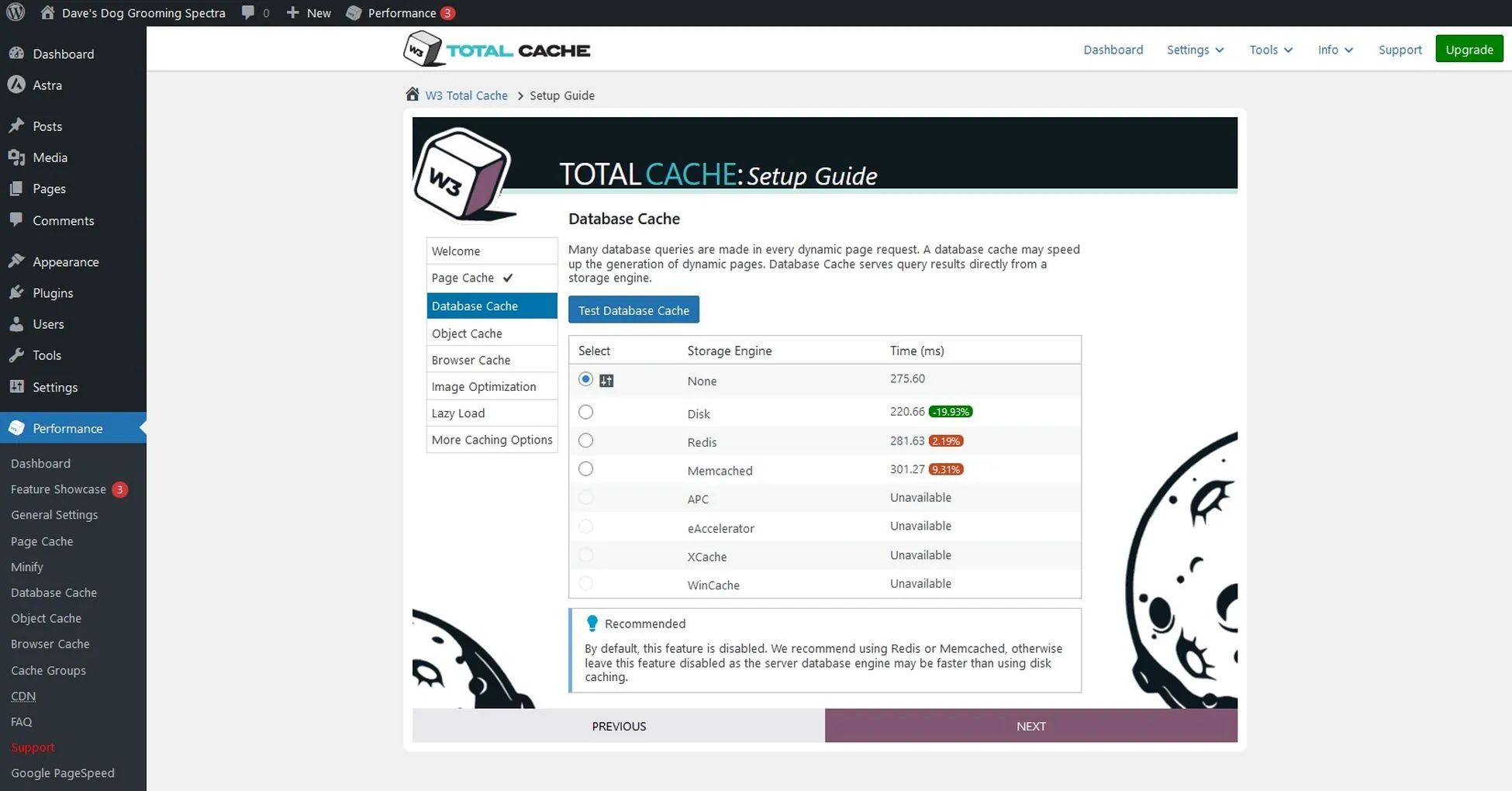 Cara Setting W3 Total Cache