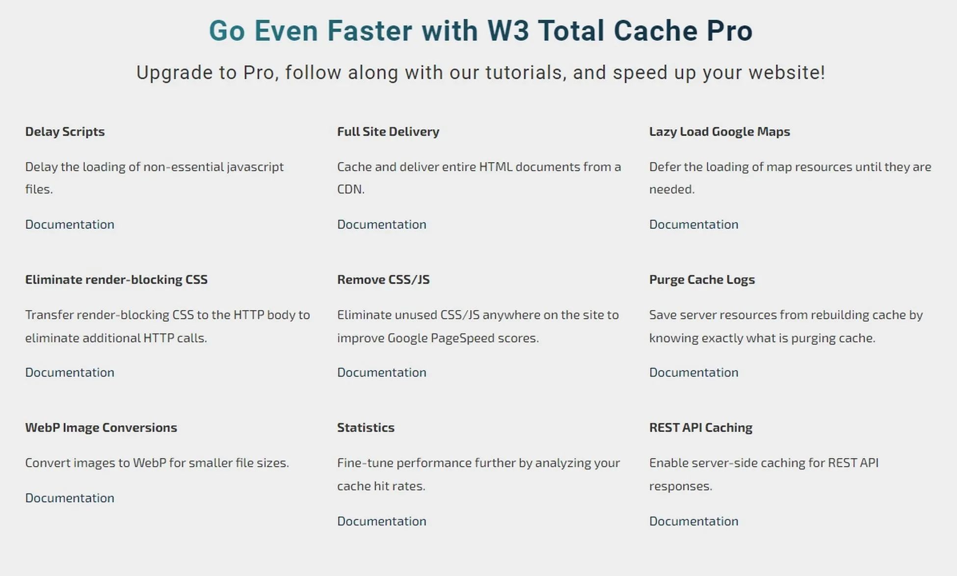 Perbandingan W3 Total Cache dengan WP Rocket