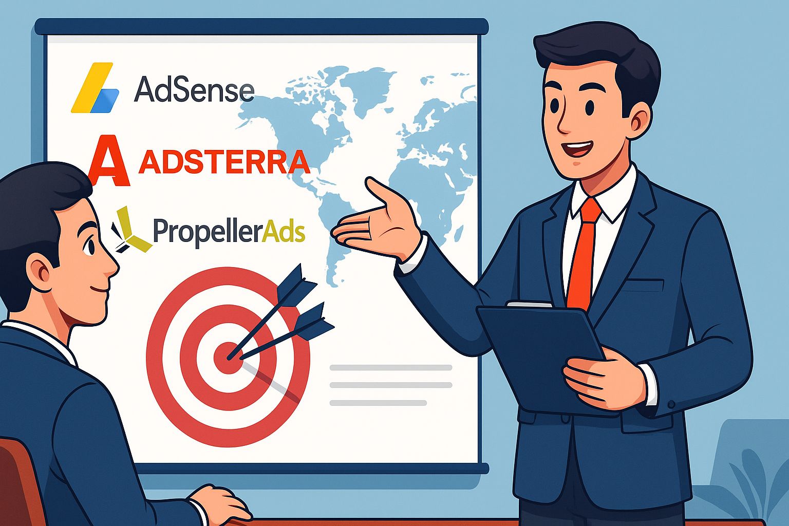 Cakupan Geografis dan Target Pasar Adsense Adsterra dan PropellerAds