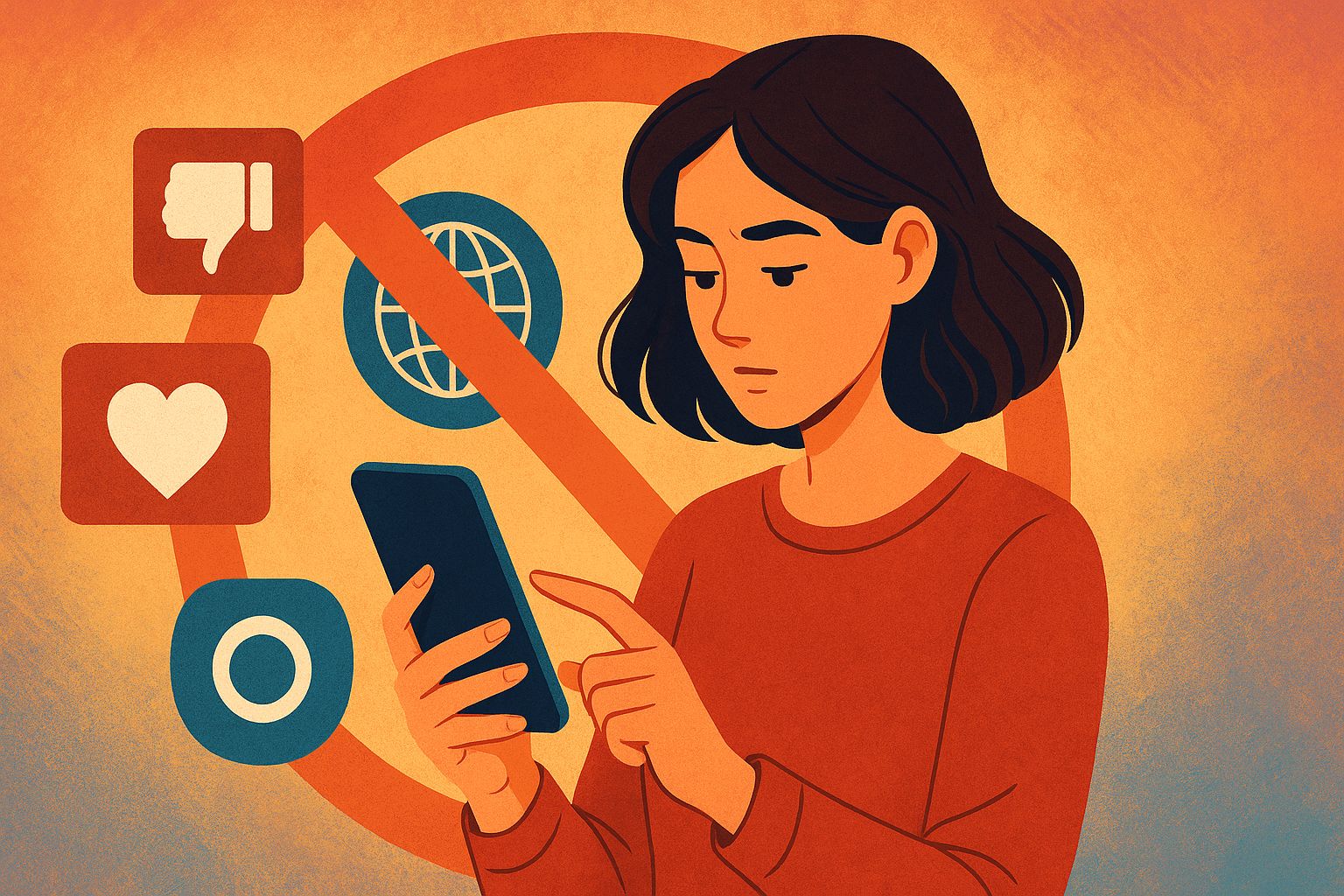 Batasi Waktu di Media Sosial dan Internet