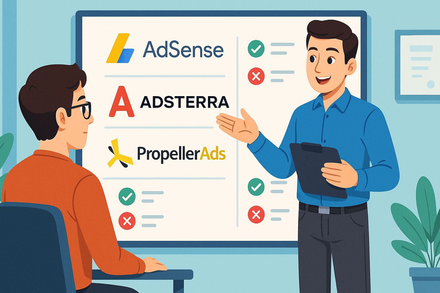 Kelebihan dan Kekurangan Adsense Adsterra dan PropellerAds