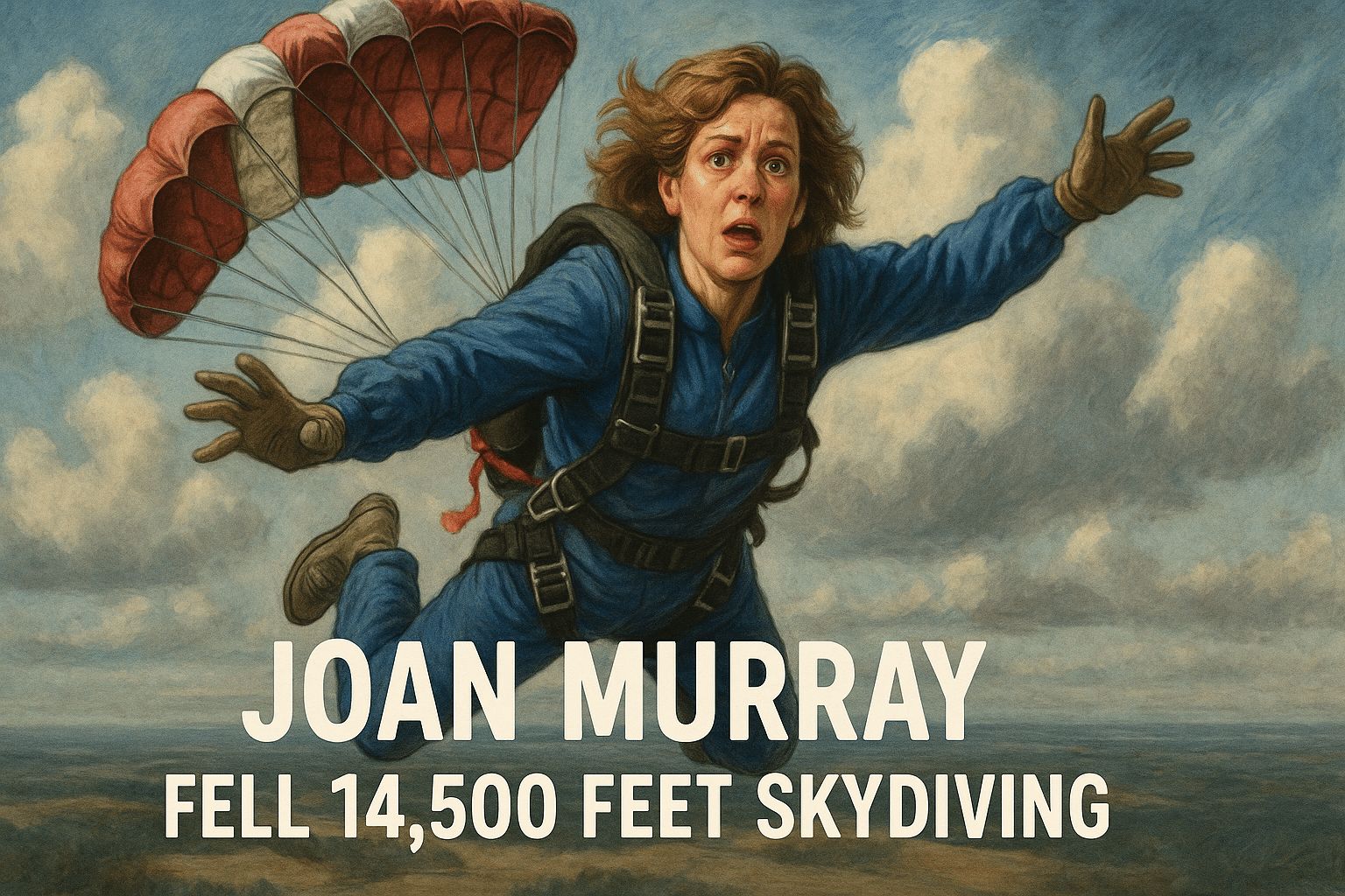 Joan Murray: Keajaiban Penerjun Payung yang Jatuh dari 4.400 Meter