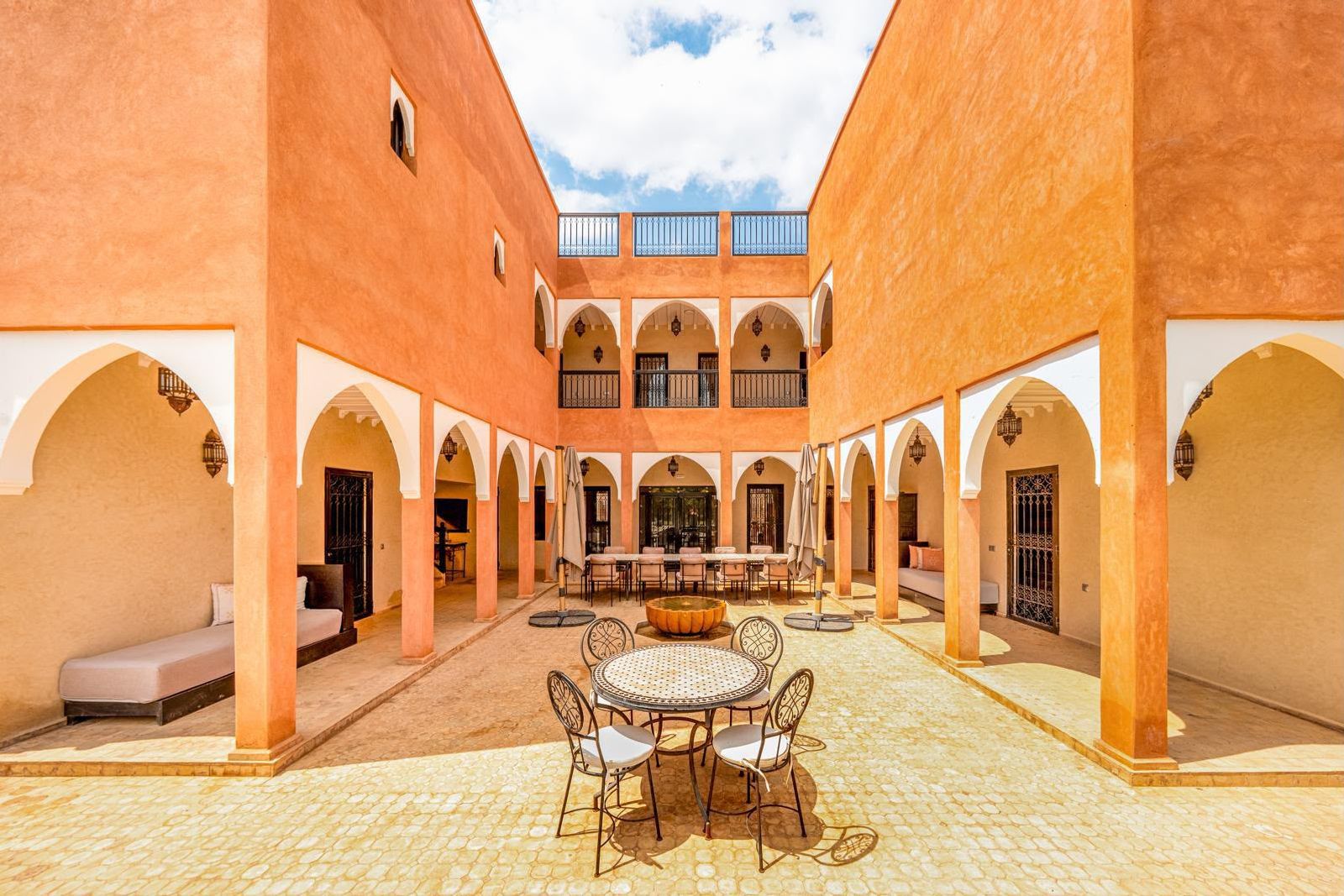 Résidence secondaire de style ryad marocain dans le complexe de Pilates à Marrakech