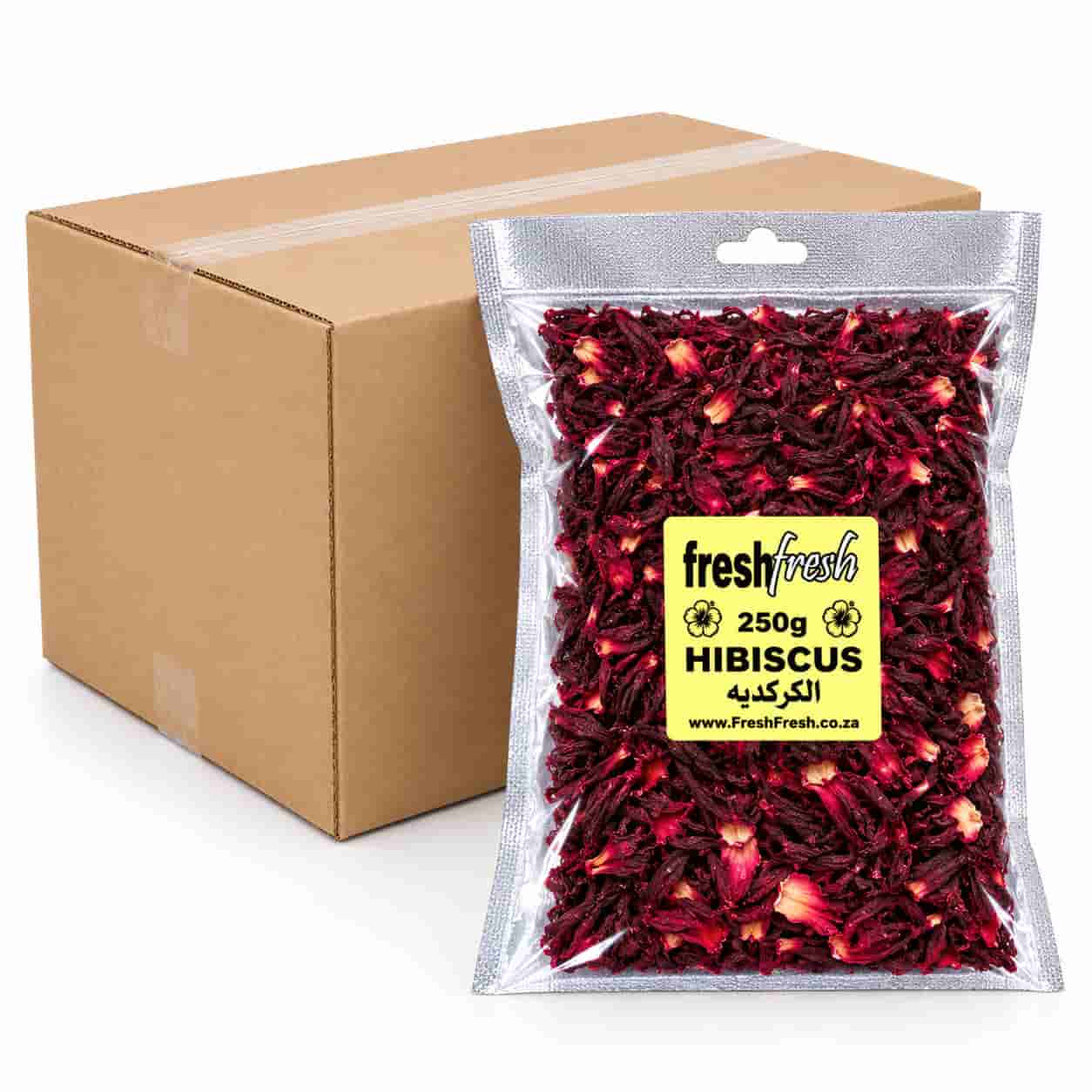 Wholesale Dried Hibiscus Flowers 5kg Box (20 x 250g)
