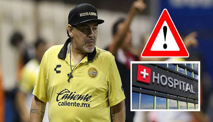 Maradona es hospitalizado de emergencia por sangrado estomacal