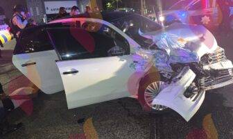 Por ir a exceso de velocidad originó una aparatosa persecución policíaca