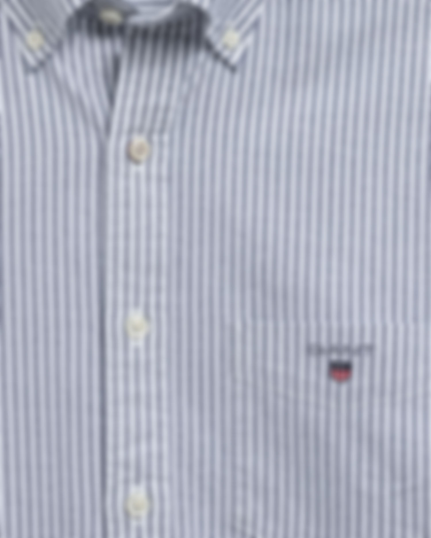 Oxford-skjorte med banker striper i normal passform
