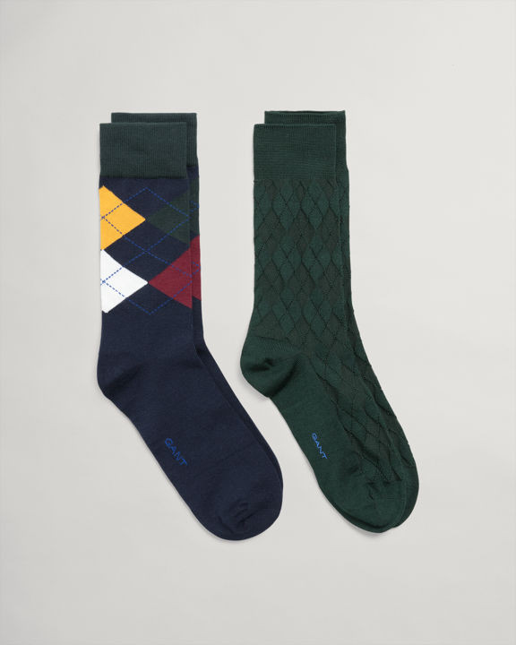 D2. ARGYLE SOCKS 2-PACK GIFT BOX