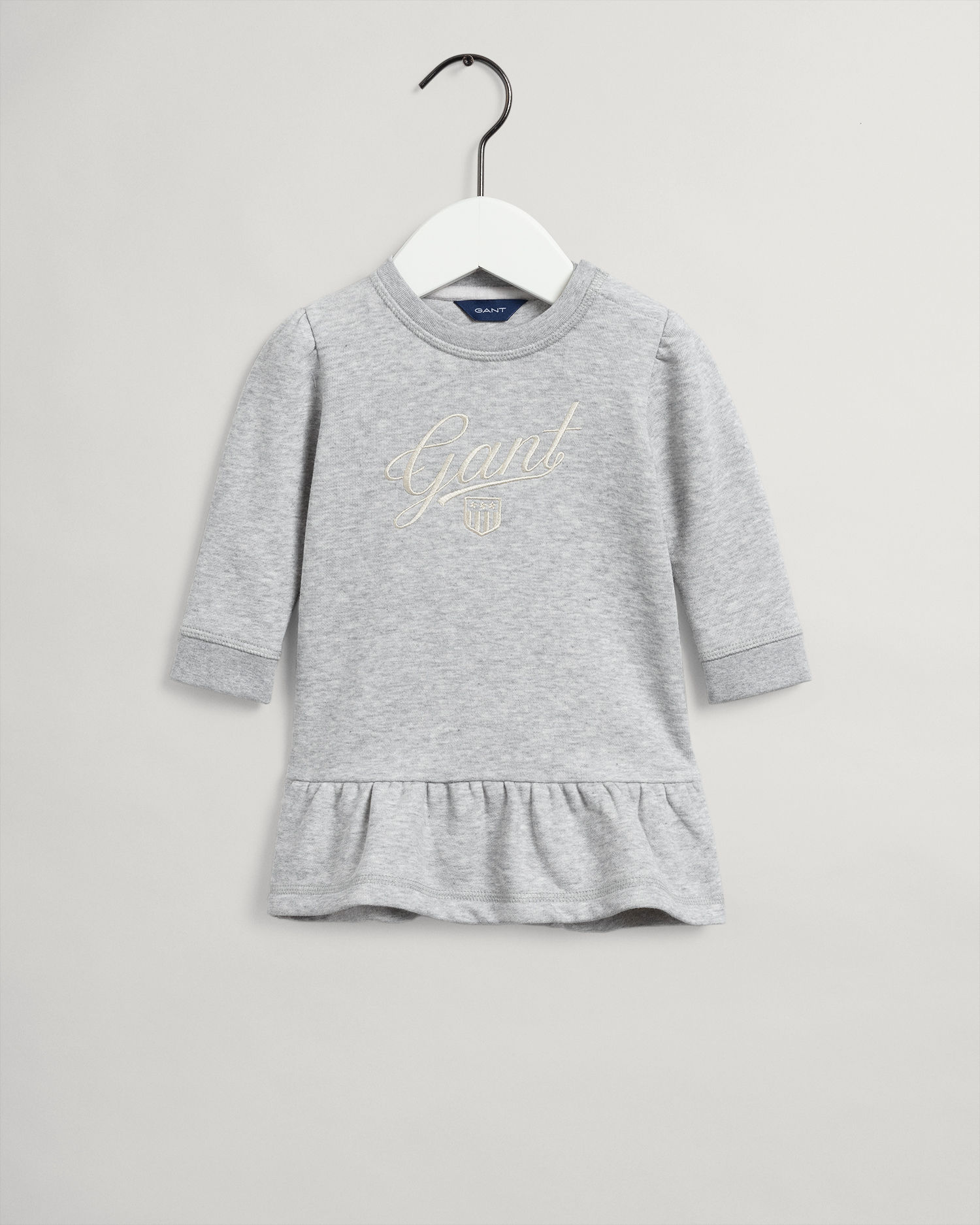 D1. SCRIPT SHIELD SWEAT DRESS