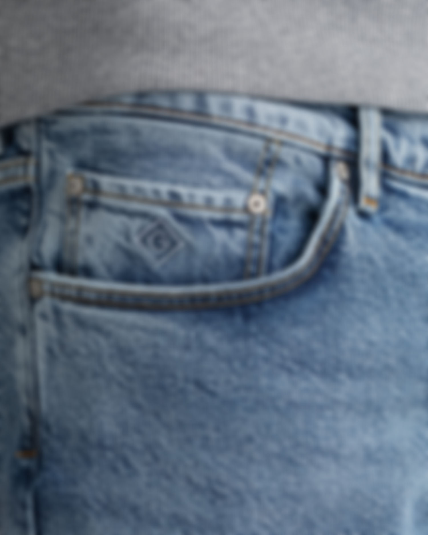 Hayes Autentiske Jeans med Smal Passform