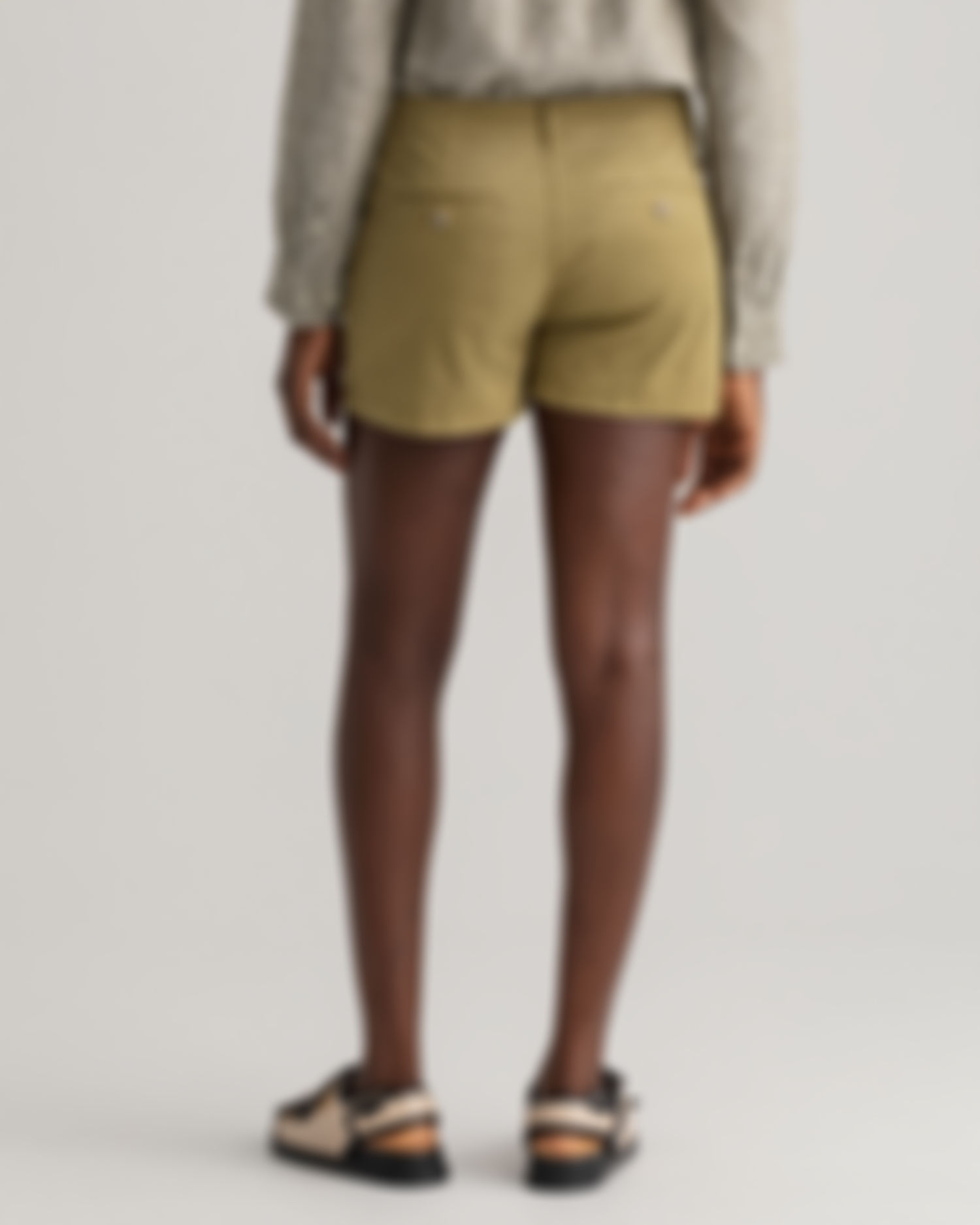 Solblekede Chinos-shorts