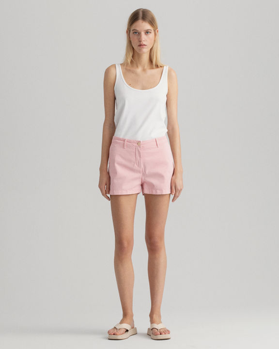 Solblekede Chinos-shorts