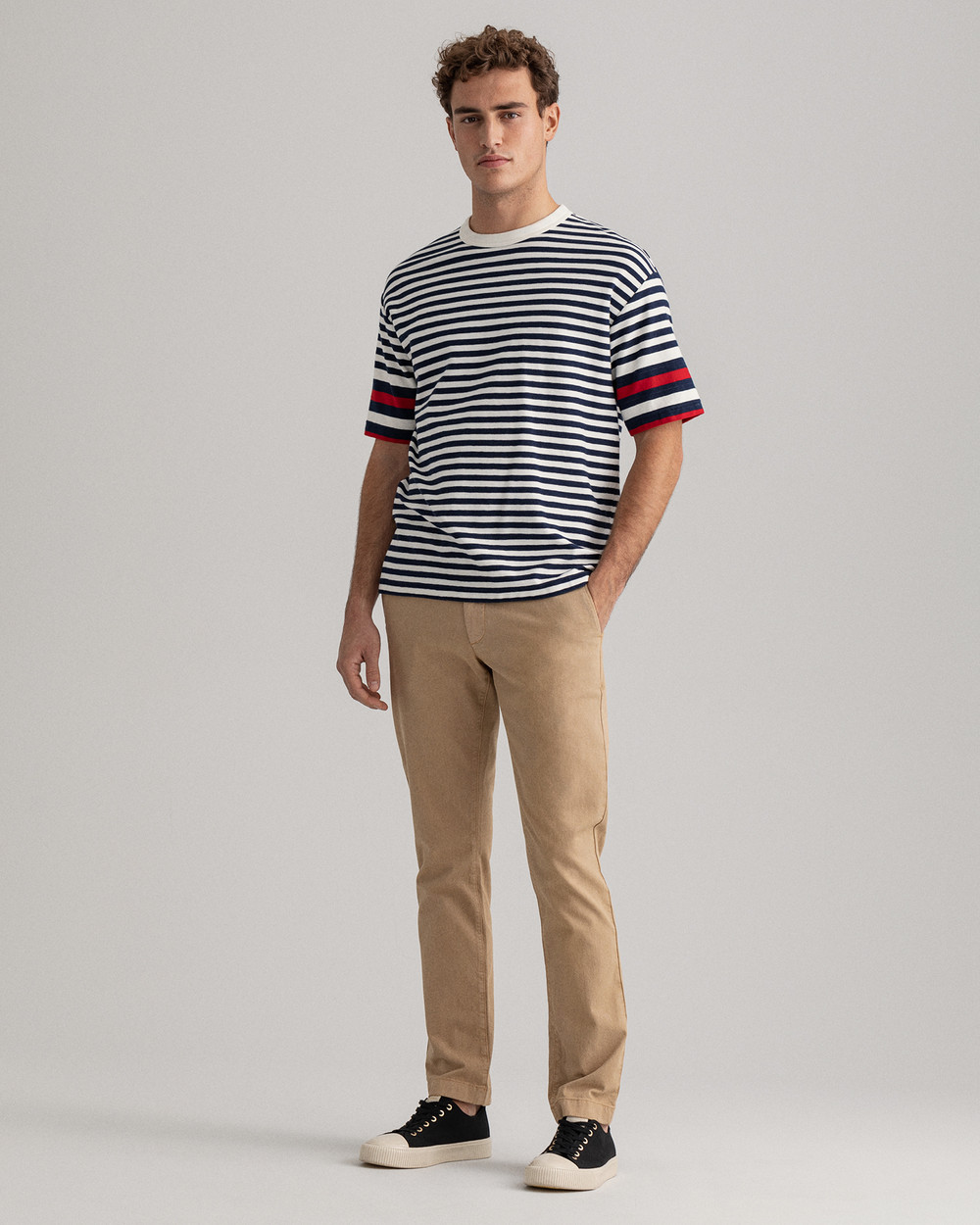 Hallden Canvas Chinos i Slim Fit