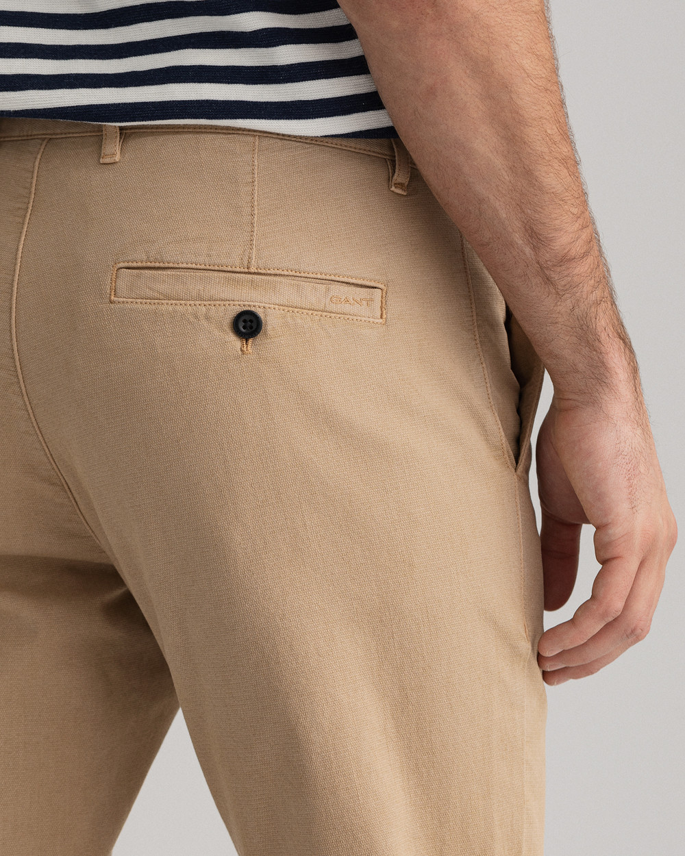 Hallden Canvas Chinos i Slim Fit