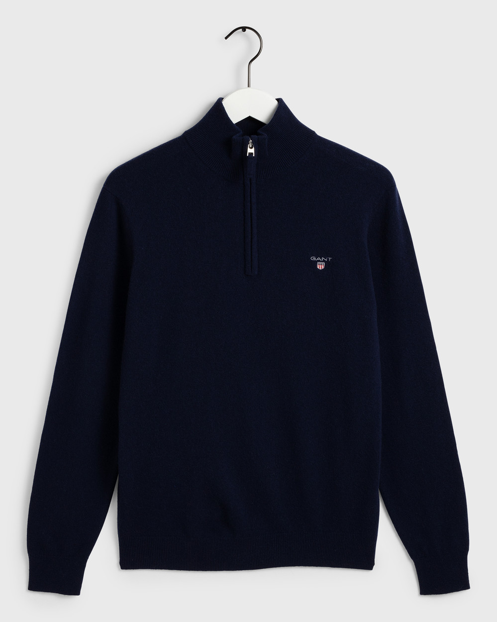 SUPERFINE LAMBSWOOL HALF ZIP