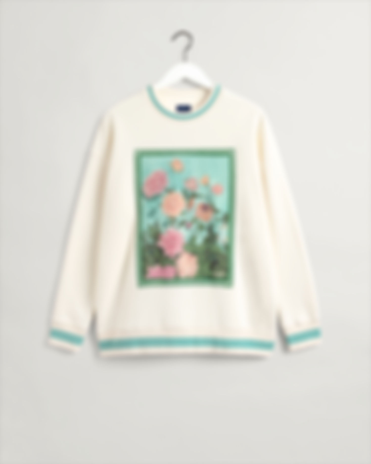 D2. DAHLIA PRINT C-NECK SWEAT