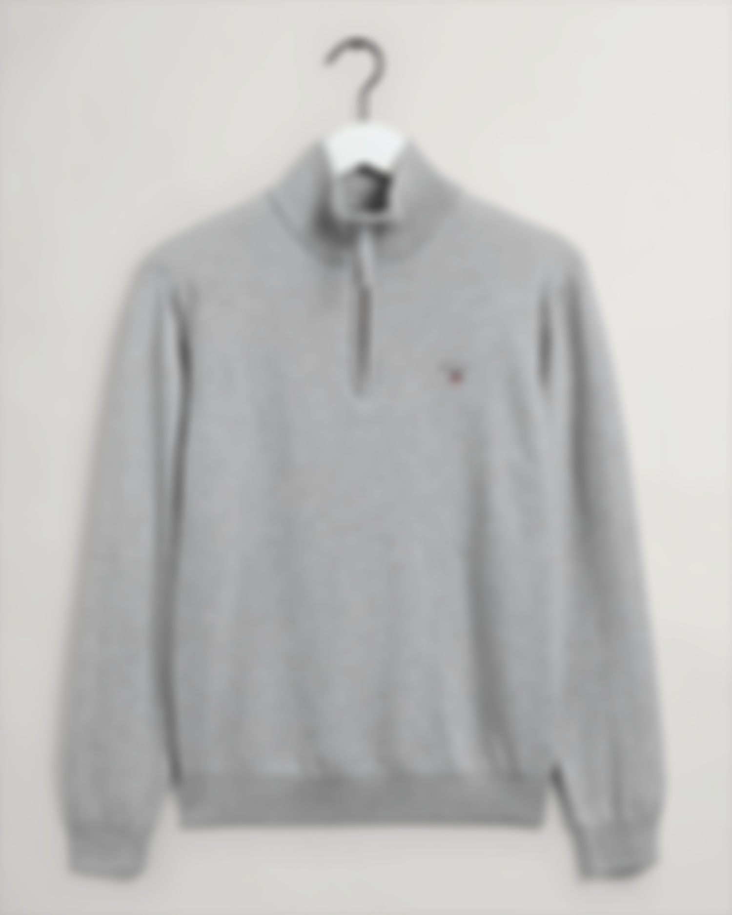 SUPERFINE LAMBSWOOL HALF ZIP